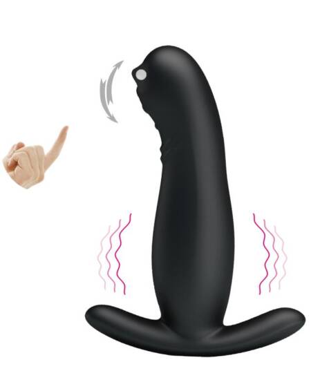 Masajeador Prostático con Vibración y Finger