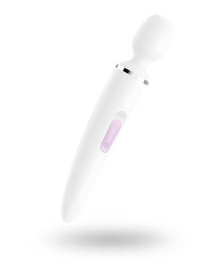 Masajeador Wand-er Woman Blanco y Dorado