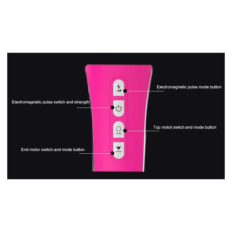 Masajeador y Vibrador Electro Fuchsia - Imagen 10