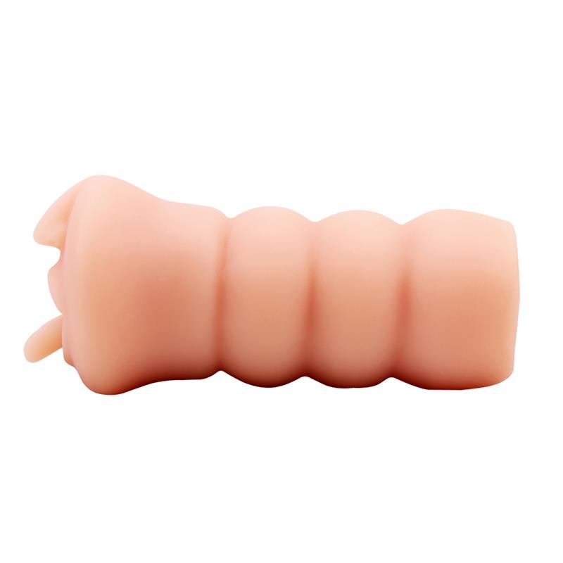 Masturbador Abby Sensual T-Skin 15 cm Natural - Imagen 3