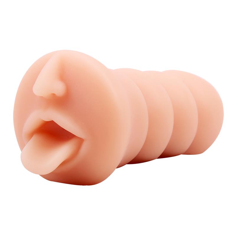 Masturbador Abby Sensual T-Skin 15 cm Natural - Imagen 5