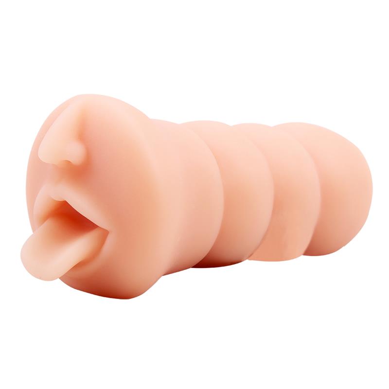Masturbador Abby Sensual T-Skin 15 cm Natural - Imagen 6