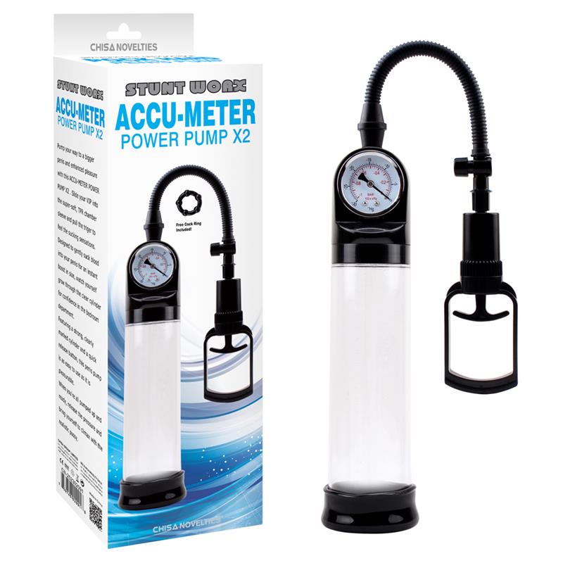Masturbador Accu-Meter Power Pump x2 - Imagen 2