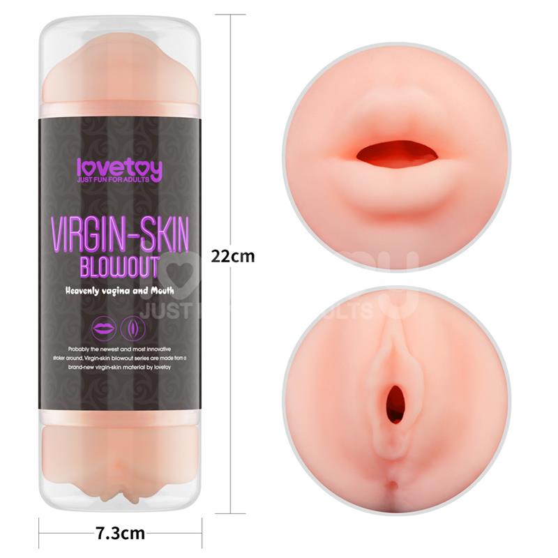 Masturbador Masculino Virgin-skin Vagina y Boca - Imagen 11