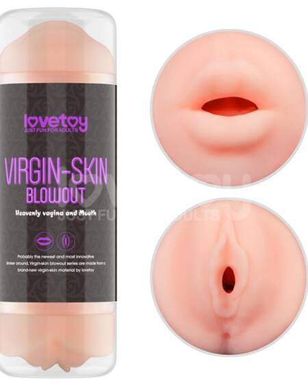 Masturbador Masculino Virgin-skin Vagina y Boca