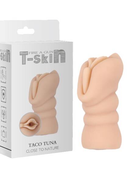 Masturbador Taco Tuna T-Skin 12.6 cm Natural