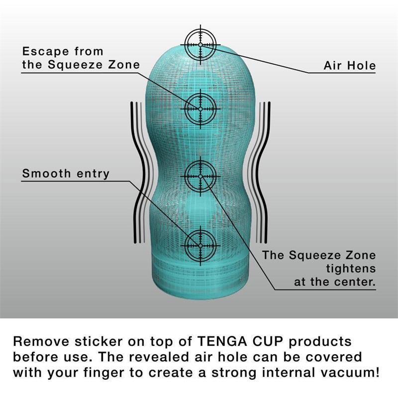 Masturbador Tenga Original Vacuum Cup Extra Cool - Imagen 6