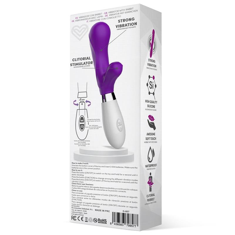 Maverdick Vibrador Silicona Púrpura - Imagen 3