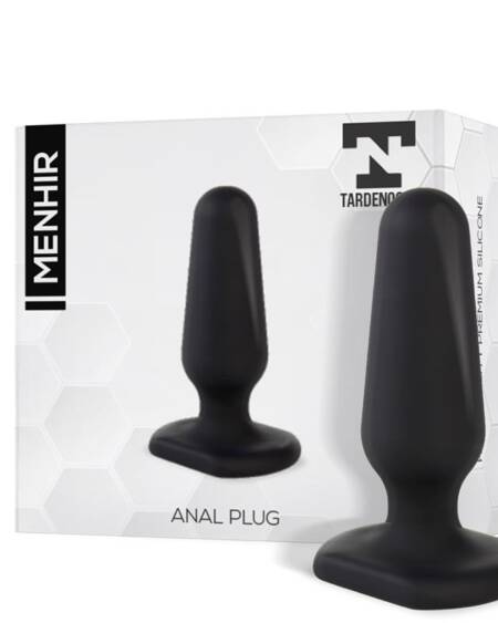 Menhir Plug Anal Silicona Negro