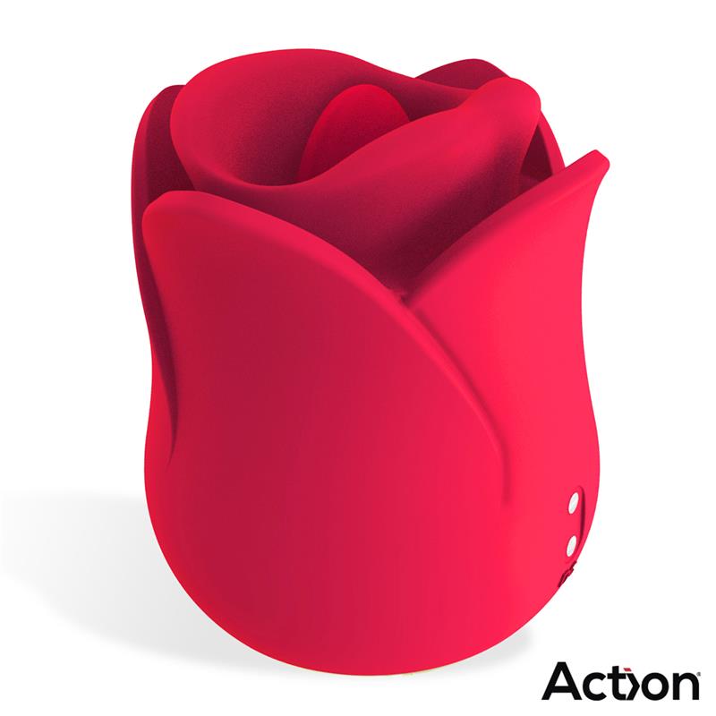 Meryl Estimulador Vibrador de Rosa con Lengua 2 Motores - Imagen 2