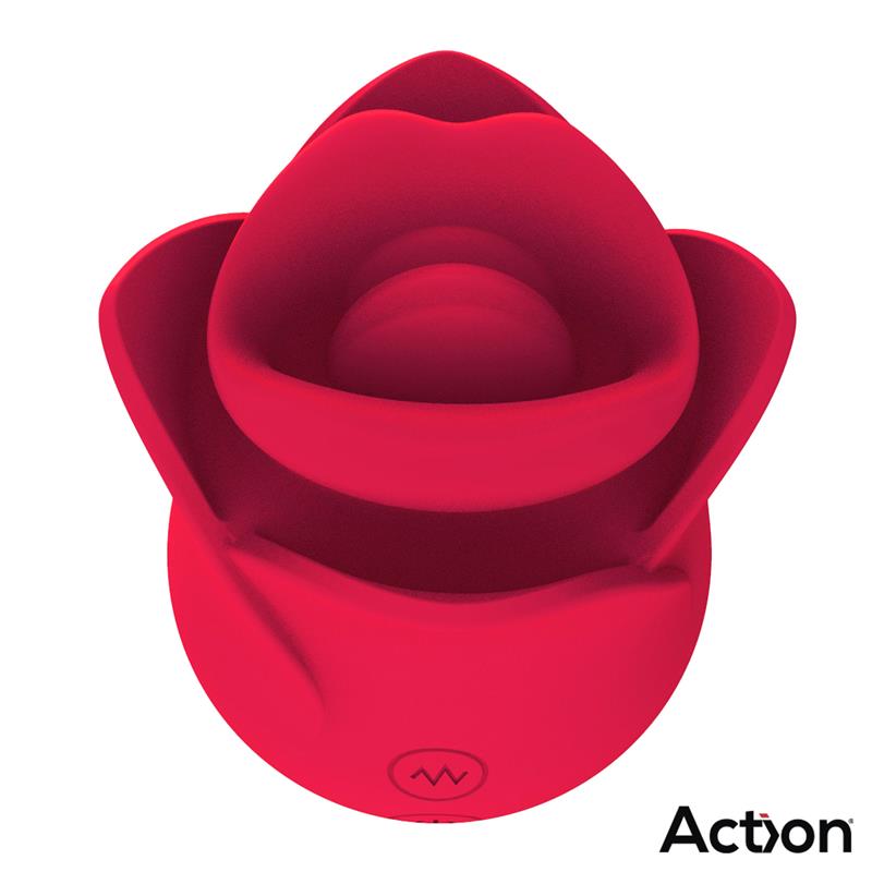Meryl Estimulador Vibrador de Rosa con Lengua 2 Motores - Imagen 3