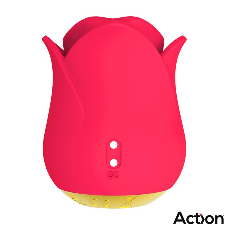 Meryl Estimulador Vibrador de Rosa con Lengua 2 Motores - Imagen 5