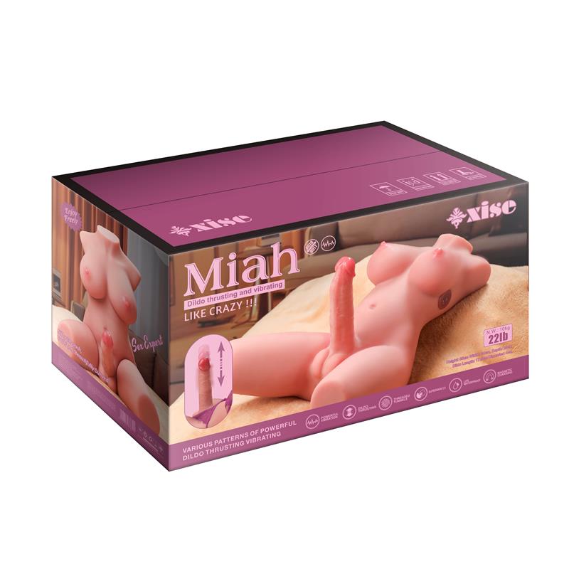 Miah Lady Boy Torso con Vibración y Thrusting 9.8 kg - Imagen 11