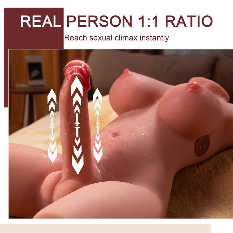 Miah Lady Boy Torso con Vibración y Thrusting 9.8 kg - Imagen 8