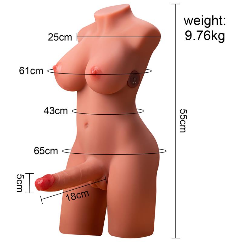 Miah Lady Boy Torso con Vibración y Thrusting 9.8 kg - Imagen 10