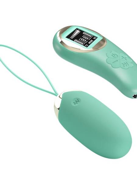 Mina Huevo Vibrador con Control Remoto Pantalla Digital Verde