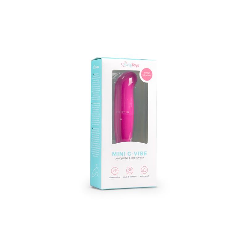 Mini Vibrador Punto-G Rosa - Imagen 5