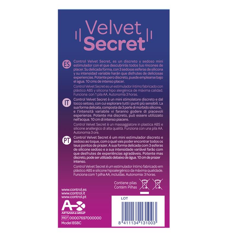 Mini Vibrador Velvet Secret 5 Funciones - Imagen 5