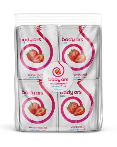 Monodosis Gel Lubricante Base Agua Fresa Ácida 100 x 4ml