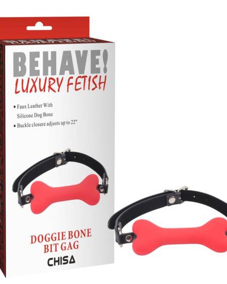 Mordaza Hueso Doggle Bone Bit Rojo