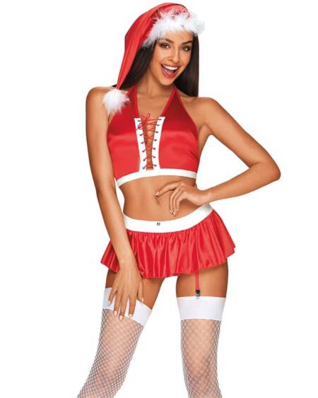 Ms Claus Disfraz 5 Piezas Talla XXL