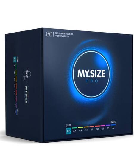 My Size Pro Talla 45 Caja de 80 Unidades
