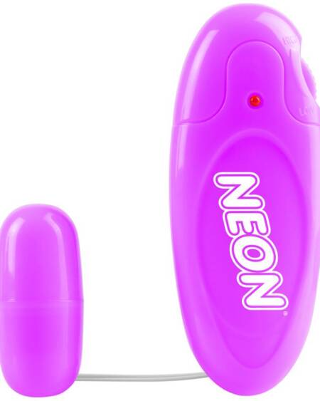 Neon Bala Vibradora a Control Remoto Luv Touch Púrpura