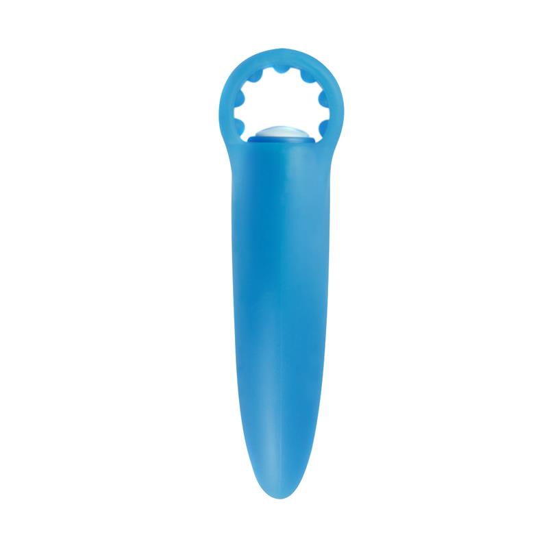 Neon Mini Vibrador Lil Finger Azul - Imagen 3