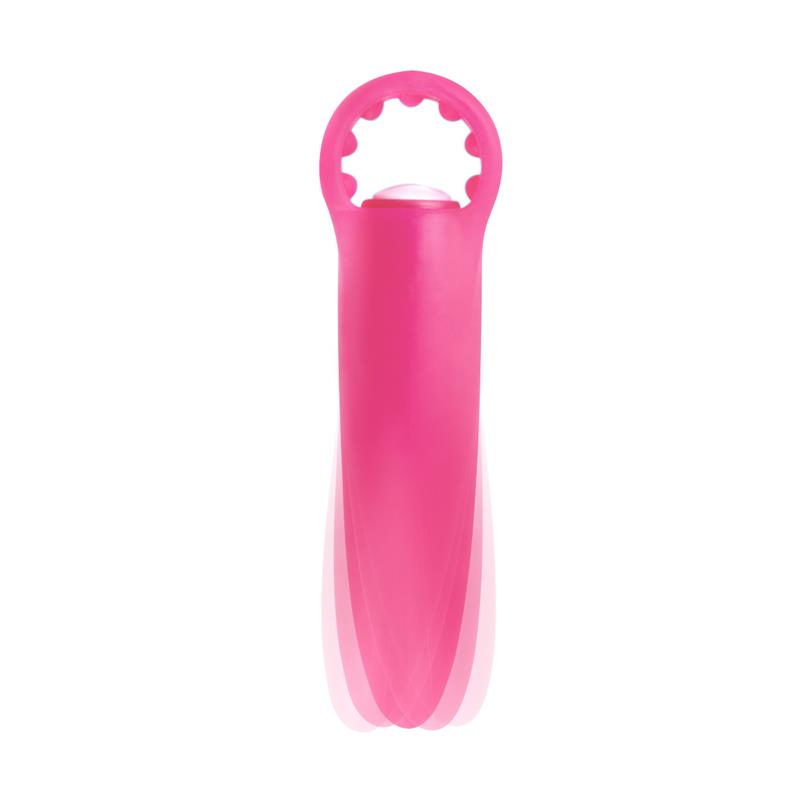 Neon Mini Vibrador Lil Finger Rosa - Imagen 4