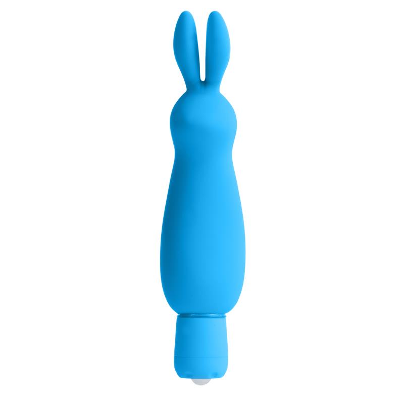 Neon Mini Vibrador Luv Bunny Azul - Imagen 4