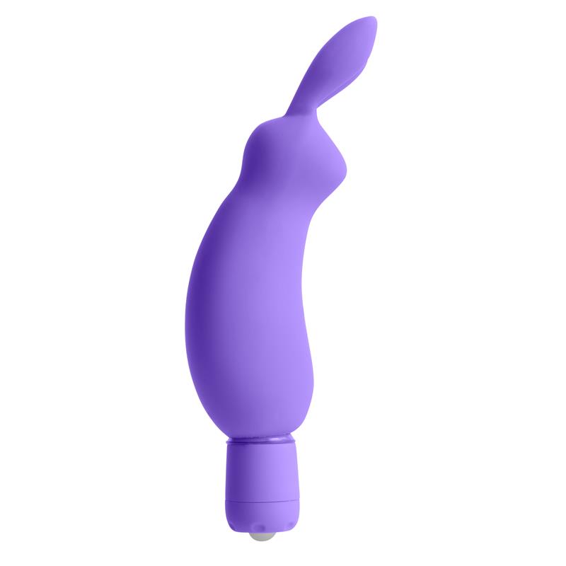 Neon Mini Vibrador Luv Bunny Púrpura - Imagen 2