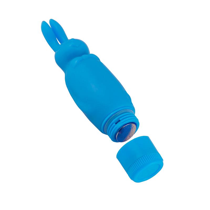 Neon Mini Vibrador Luv Touch Rabbit Azul - Imagen 4