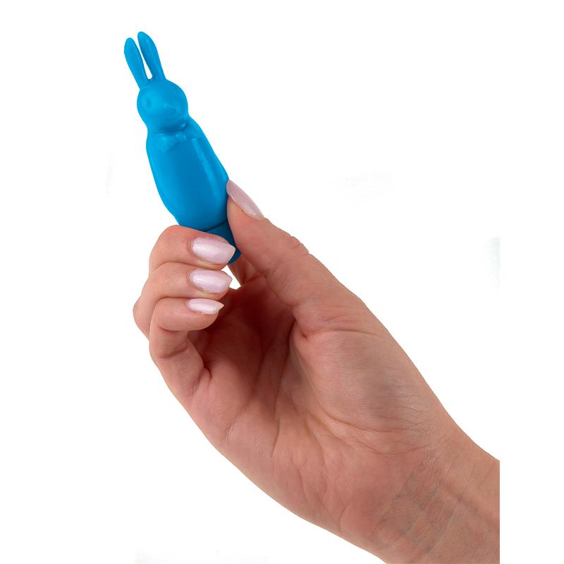 Neon Mini Vibrador Luv Touch Rabbit Azul - Imagen 5