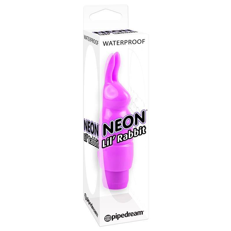 Neon Mini Vibrador Luv Touch Rabbit Púrpura - Imagen 2