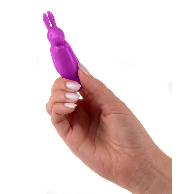 Neon Mini Vibrador Luv Touch Rabbit Púrpura - Imagen 4
