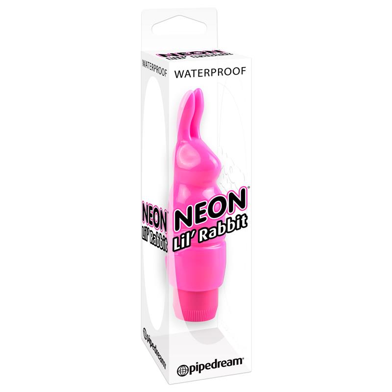 Neon Mini Vibrador Luv Touch Rabbit Rosa - Imagen 2