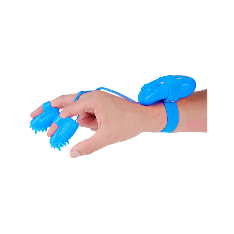 Neon Mini Vibrador para el Dedo Azul - Imagen 3