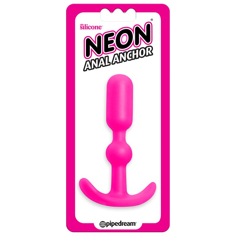 Neon Plug Anal Ancho Rosa - Imagen 2