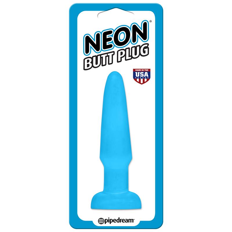 Neon Plug Anal Azul - Imagen 2