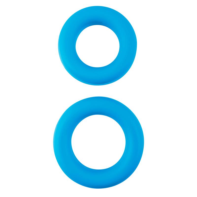 Neon Set de Anillos para el Pene Azul