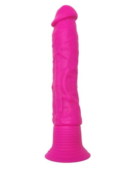 Neon Vibrador de Silicona Wall Banger Rosa