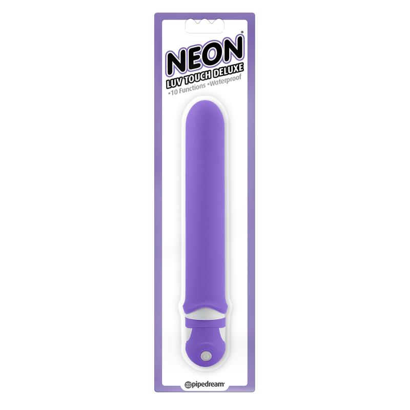 Neon Vibrador Luv Touch Deluxe Púrpura - Imagen 2