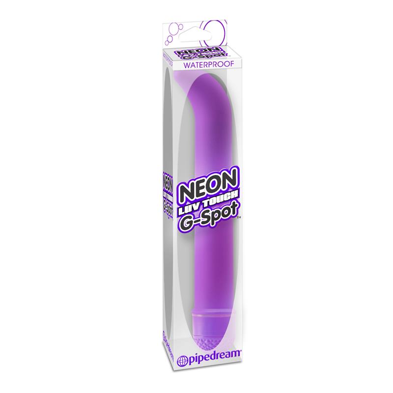Neon Vibrador Luv Touch Punto G Púrpura - Imagen 3