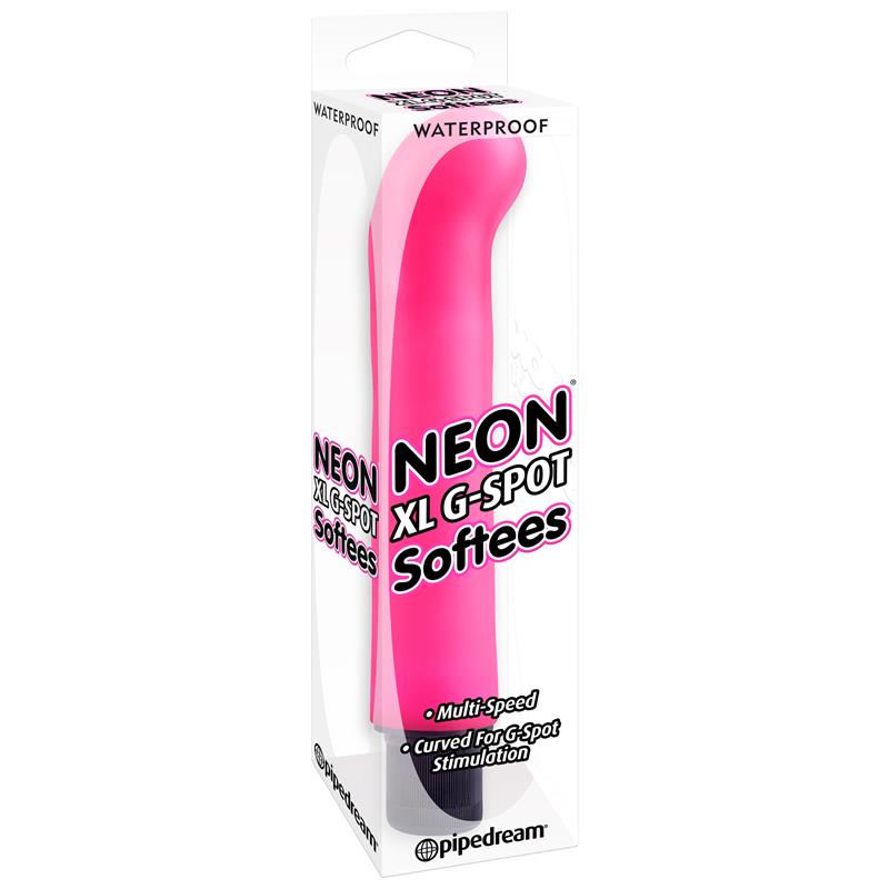 Neon Vibrador XL Luv Touch G-Spot Softees Rosa - Imagen 2