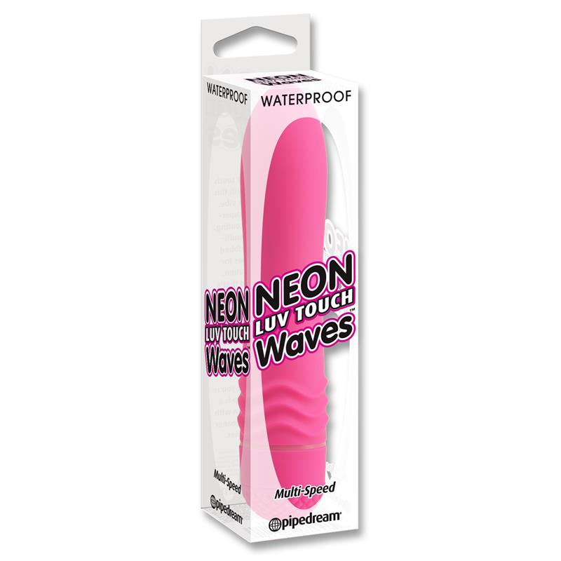 Neon Vibrador Luv Touch Waves Rosa - Imagen 4