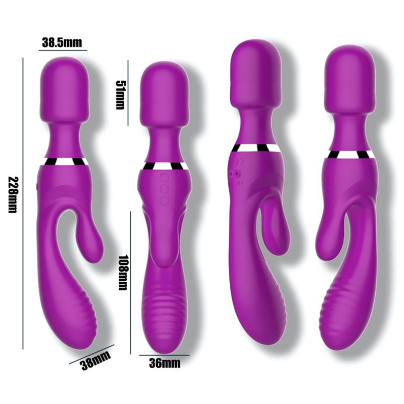 No. Fifteen Vibrador y Masajeador 3 Motores Independientes - Imagen 5