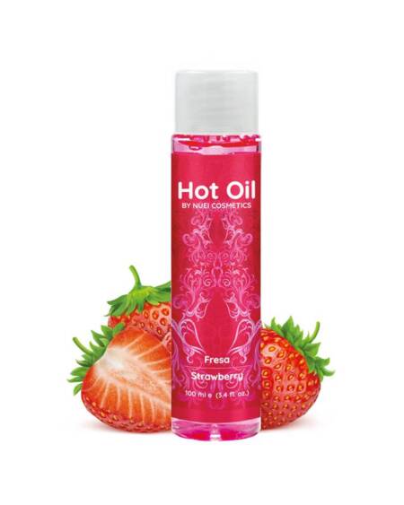 Nuei Aceite Hot Oil Efecto Calor Fresa 100 ml