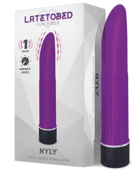 Nyly Estimulador Multi-Velocidad Púrpura