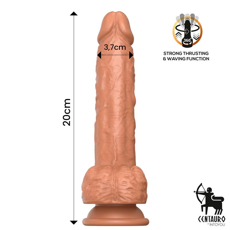Octavius Dildo con Vibración, Thrusting y Waving 360º 7.8 - 20 cm - Imagen 9