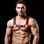 Odiseo Arnés Masculino para el Pecho Cuero Vegano